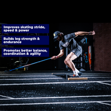 Load image into Gallery viewer, Improves skating stride, speed and power. Builds leg strength and endurance. Promotes better balance, coordination and agility.
